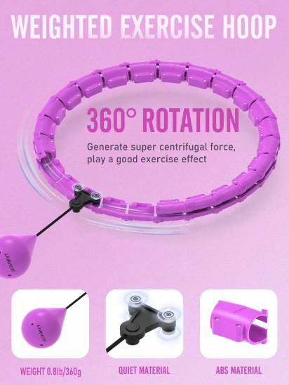 Weighted Hula Circle Hoops For Adults Weight Loss