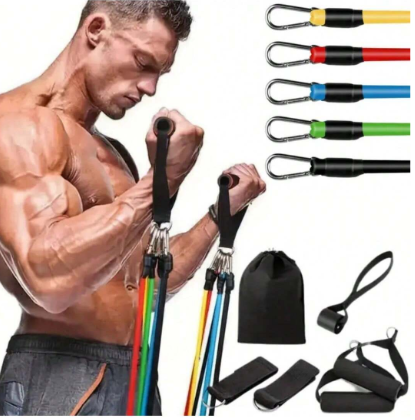 11pcs TPE Strength Training Fitness Kit