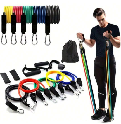 11pcs TPE Strength Training Fitness Kit