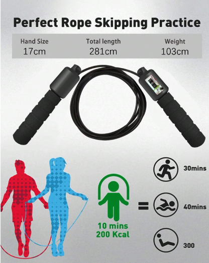 Fitness Counting Skipping Jump Rope