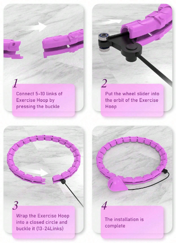 Weighted Hula Circle Hoops For Adults Weight Loss