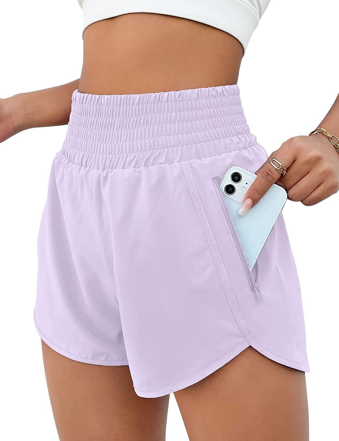 High Top Sports Running Yoga Shorts